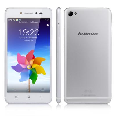 China Lenovo S90 4G LTE 5.0 inch Quad Core Snapdragon 410 Android 4.4 Mobile Phone 5.0 inch 1GB RAM 16GB ROM 13MP Silver for sale