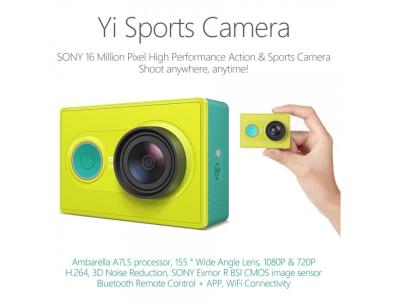 China Original Xiaomi Yi Action Camera Xiaoyi Mi Sport Camera 16MP FHD 1080P WIFI Bluetooth 4.0 for sale