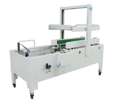 China APPAREL DZF-5050 Hualian Hard Tool Mobile Phone Case Packaging Box Milk Automatic Carton Sealer Machine for sale