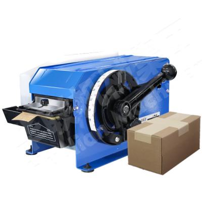 China FX-800 Hualian Automatic Carton Box Wet Water Activated Kraft Paper Gummed Adhesive Tape Taping Cutter Sealing Dispenser FX-800 for sale