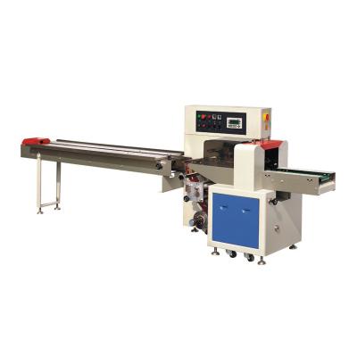 China Food DXDZ-250X Hualian Horizontal Down Paper Type Packaging Flow Pack Machine for sale