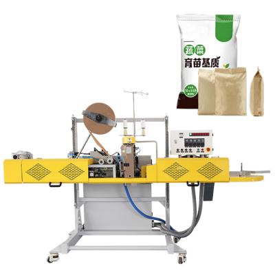 China Food FBK-332C Hualian Automatic 25KG 50KG Big Bag Fertilizer Granule Rice Plastic Bag Closing Packing Sewing Sealer Machine for sale