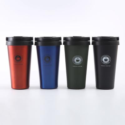 China Sustainable Manufacture Insulation Sports Tumbler 304 Stainless Steel Double Layer Professional Coffee Mug for sale