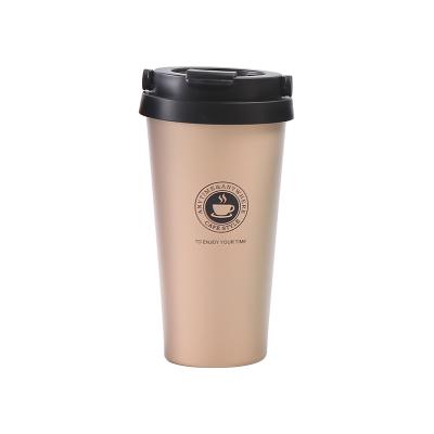 China Stainless Steel Insulation 500ml Coffee Mug Travel Generation Sustainable Handmade Portable Coffee Mug for sale