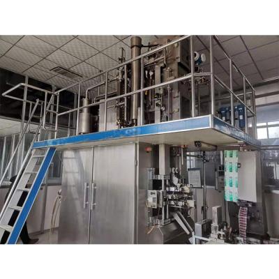 China Food Carton Filling Equipment Aseptic Packing Machine For Juice And Milk for sale