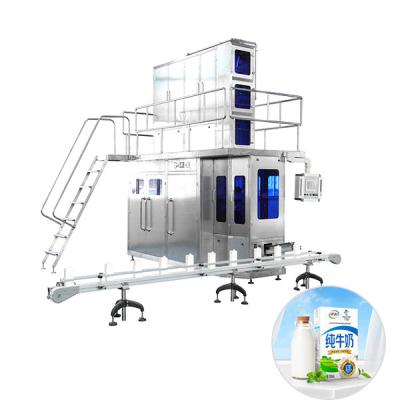 China Full Automatic Food Milk Juice Sealing Machine 250ML Carton Box Aseptic Sealing Machine for sale