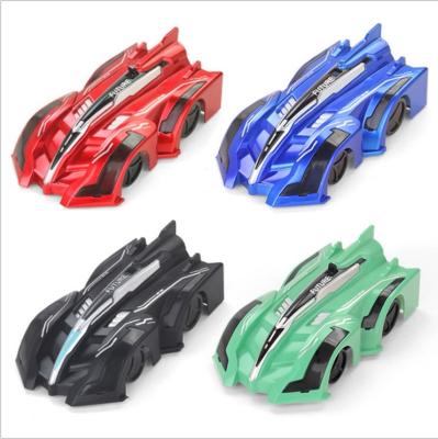 China Hot Selling Children Car Toy YM-S053 Infrared Remote Control Wall Climbing Car Can Be Charged Car Light Suction Stunt Drift Remote Control Car for sale