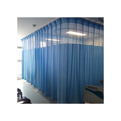 China Best Price Biparting Fire Retardant High Quality Open Medical Curtain Knitted Medical Curtain for sale