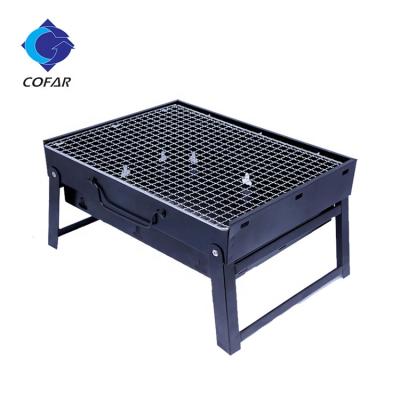 China Easily Collected Small Charcoal BBQ Grill Smoker For Outdoor Camping for sale