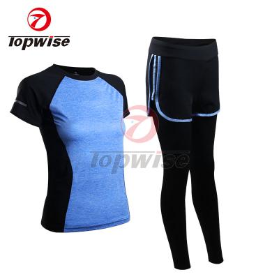 China Wholesale Antibacterial Antibacterial Women Workout Sportswear Fitness Shirt Yoga Pants Sports Gym Clothing for sale