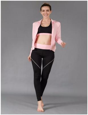 China Antibacterial Antibacterial Women's Gym Track Fitness Clothing Active Yoga Wear Suit for sale