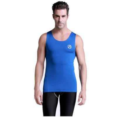 China Men Breathable Summer Style Blue Sleeveless Cooling Vest for sale