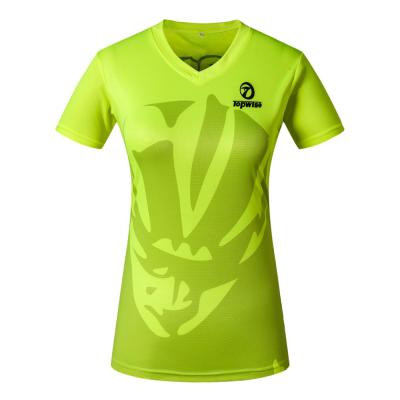 China 2018 Latest Badminton Polyester 100% Polyester High Quality Badminton Shirt Wear Wholesale For Women Men Customize for sale