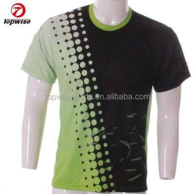 China Topwise Factory Wholesale Men's Running Wear 100% Polyester Anti-Shrink T-Shirt for sale