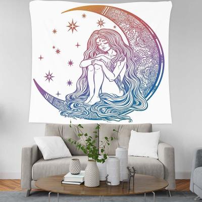 China Classic 100%Polyester Jacquard Custom Design And Size Wall Tapestry 150X200cm 3D Print For Home Decoration Tapestry Machine for sale