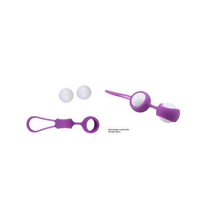 China Best Silicone Ball+steel Brand 100% Single Silicone ABS Vaginal Massage Sex Toys Kegel Balls For Women for sale