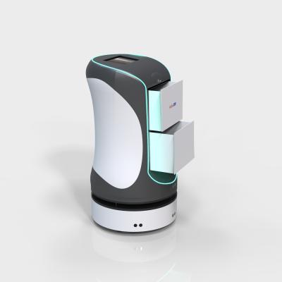 China restaurant & The hotel provides the latest hotel reception distribution service shopping robot for sale