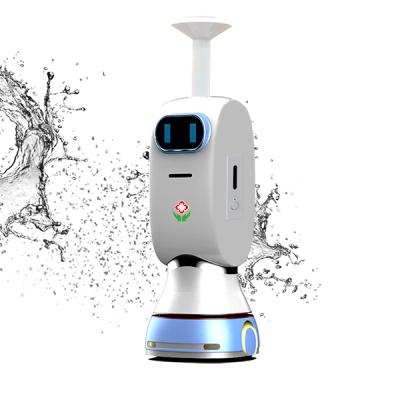 China Hospitals Hotel Hospital Large Area Multifunctional Disinfection Spray Robot for sale