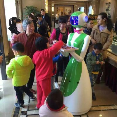 China Commercial hotels restaurant hotel humanoid food delivery service robot for sale