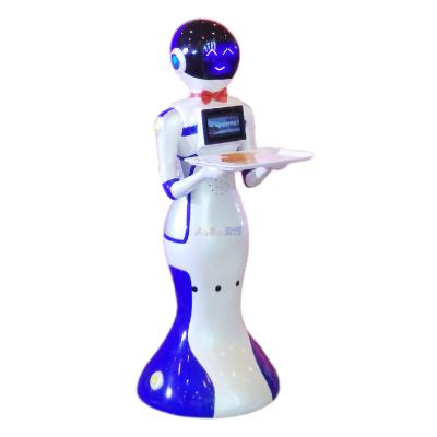 China Hotels laser navigation distribution service robot multi-functions intelligent food delivery robot huanhuan for sale