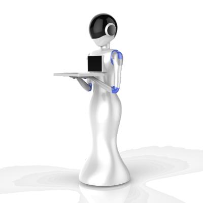 China Intelligent Hotels Humanoid Restaurant Public Place Dish Delivery Service Robot for sale