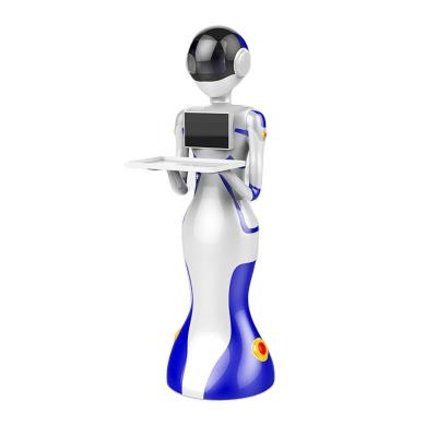 China Commercial Restaurant Humanoid Intelligent Design Delivery Restaurant Food Service Robot for sale