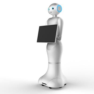 China Universal Reception Robot Hotels AI Humanoid Mail Service Robot Intelligent Hotel Front Desk Assistant for sale