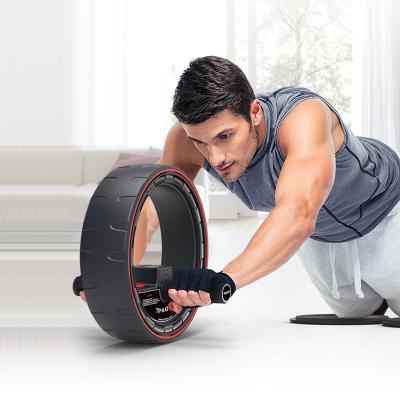 China Abdominal Muscle Wheel Home Use Fitness Equipment Silent Male And Female Roller Shaping Abdominal Sport for sale