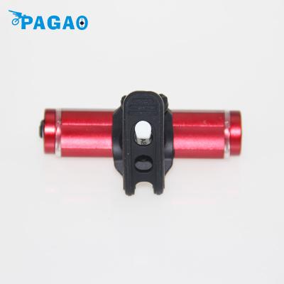 China Waterproof Highlight Bicycle Aluminum Alloy Rear Light USB Night Mountain Bike Warning Charging Mount Equipment for sale