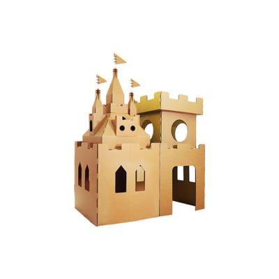 China High quality corrugated paper mini suitable price very popular children's toy house toy Eva puzzle game for sale