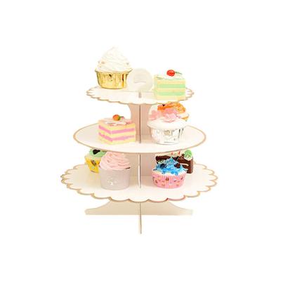 China Latest Design Various New Arrival Paper Good Quality Paper Cupcake Stand Cardboard Cupcake Stand for sale