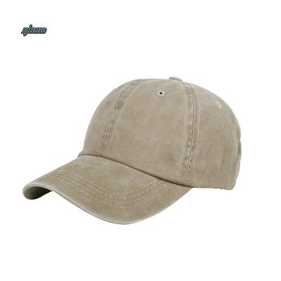 China Custom COMMON IN China Vintage Cotton Sports Cap Logo Unstructured Adjustable Custom Baseball Cap for sale