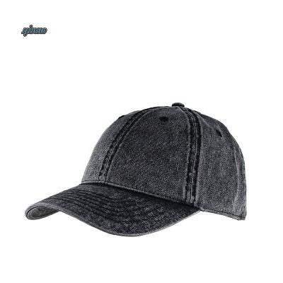 China Wholesale High Quality Baseball Cap COMMON Logo Washed Cotton Sports Cap Custom Fashion White for sale