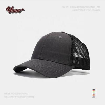 China Custom Hats Mesh Snapback Caps Richardson Trucker Logo Color Cotton Gray Caps Hats Fashion High Quality Custom Made COMMON for sale