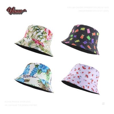 China Stylish Fisherman Hats Custom Printing Logo Fisherman Bucket Hats Fashion High Quality Sun Protection Bucket Hats for sale