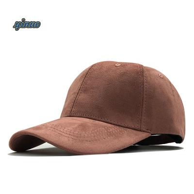 China Wholesale High Quality Casual Baseball Cap COMMON Logo Fashion Baseball Cap Custom Made From Suede for sale