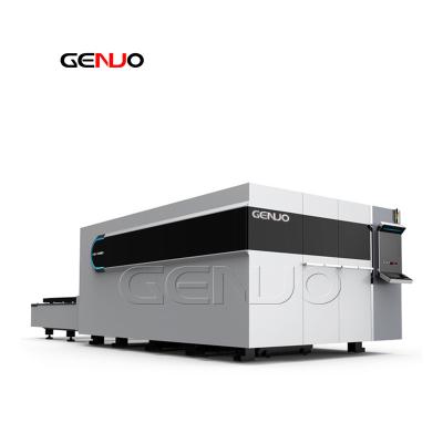 China Automated Loading Professional Mechanical Laser Cutting Machine Price Steel Plate Metal Fiber Laser Cutting Machine 6kw for sale