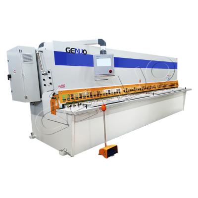 China Metal Sheet Cutting Cheap Price Steel Sheet Slitter NC Hydraulic Swing Beam Shear NC Manual Shear Machine for sale