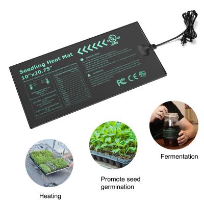 China Garden Accessories New Products 120V -240V Greenhouse 20*20.75inch 40W Plants Hydroponic Seedling Heat Heating Mat with Temperature Controller for sale