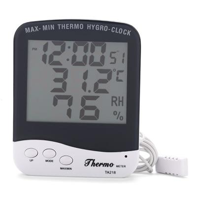 China Super Wholesale Hydroponics Ideal Greenhouse Homehold Climate Digital Temperature Humidity Meter Max Min LCD Thermometer Hygrometer for sale