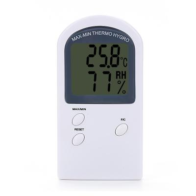 China Humidity Display Digital LCD Max Min Temperature Humidity Meter Household Thermometer Hygrometer Indoor Outdoor Hydroponics Grow Grower for sale