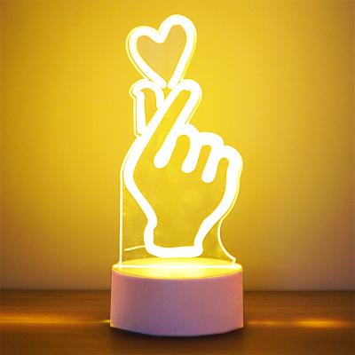 China New-Designed 3D Creative Practical Table Lamp Night Light For Activities Birthday Gift for sale