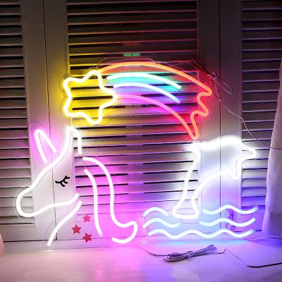 China New-designed 3D Hot Selling Amazon CIA Neon Acrylic Led Night Light Table Lamp For Room Decoration for sale