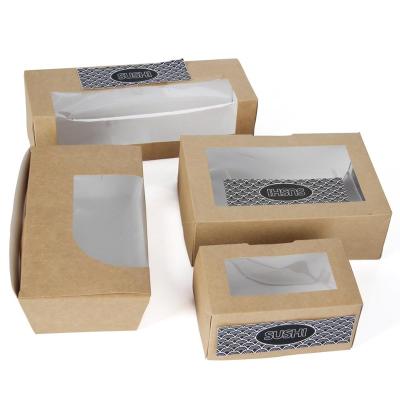 China Disposable biodegradable sushi box for sale