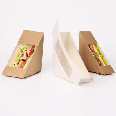 China Disposable Triangle Sandwich Box For Packaging for sale