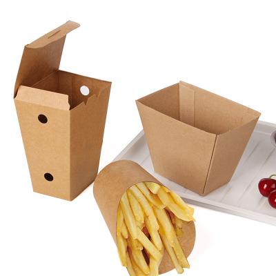 China Best Price Disposable Paper French Fries Cup Custom French Fries Box for sale