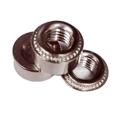 China Heavy Industry Thread Insert Nut Stainless Steel SUS410 SP4-M6-2 Round Body M2 M3 M4 M5 CLS Self Hooking Nuts For Sheet Matel for sale