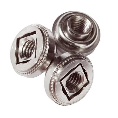 China Heavy Industry AC LACQUER SUS304 Stainless Steel LAC-M6-2 Self Hooking Fasteners With Floating Locking And Self Locking Nut Without Threads for sale