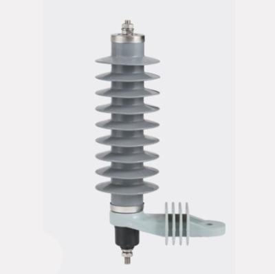 China Protective Function 3 Phase 27.5 KV Outdoor Lighting 15kv 11kv Surge Arrester 24 With Signaling for sale