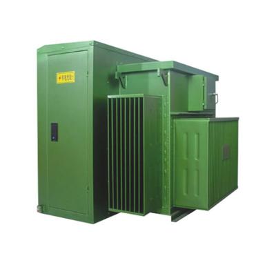 China Outdoor Box Type Power 35kv 15kv 630kva Compact Transformer Substation Equipment 400kva/15/0.4kv for sale